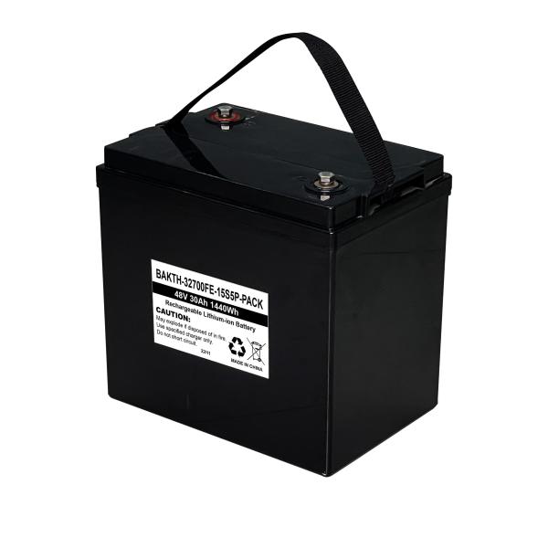 Energy Storage Use LiFePO4 Battery 32700FE-15S5P 48v 30ah LiPO4 Lithium Ion Battery Pack for E Rickshaw