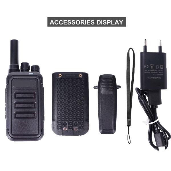WKTK Handheld VHF UHF Radio Long Range Intercom System for Restaurants Management