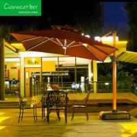 Aluminum Pole Extra Large Cantilever Garden Sun Umbrella Outdoor Parasols for Modern Design Style