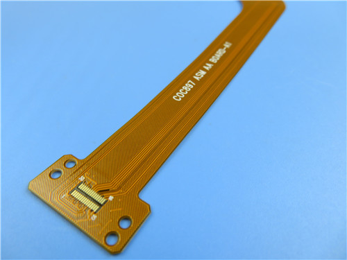 Multilayer Flexible Printed Circuit (FPC) 4-layer Flex PCB with 0.25mm Thick and Immersion Gold for Display Backlight