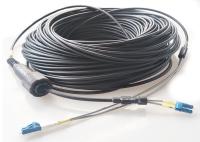 Les 2,4,8,12 noyaux extérieurs FO IP67 tactique PDLC imperméabilisent des câbles de corde de Pach de connecteurs