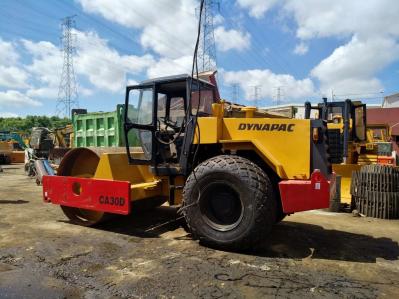 Vibratory Road Roller Construction Equipment 6 Cylinders Dynapac CA30D