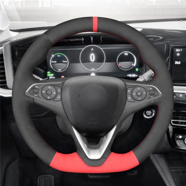 Mewant vegan suede steering wheel cover for Holden Commodore Astra Calais 2018-2020 popular auto interior accessories