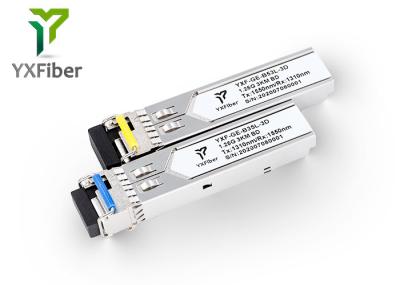 Módulo ótico compatível de FTTX 1550nm Cisco 3km 1.25G SFP