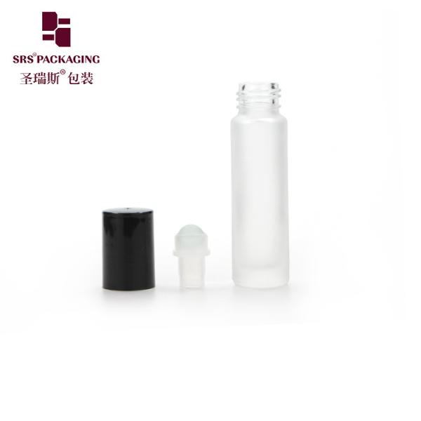 10ml Wall Glass Roll On Bottle With Glass Ball Leakproof Design for Personal Care