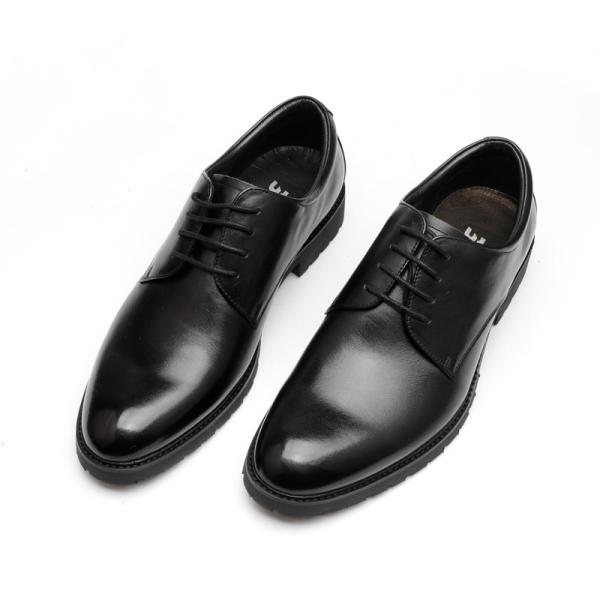 Soft Sole Breathable Military Dress Shoes Cow Leather PU Lining