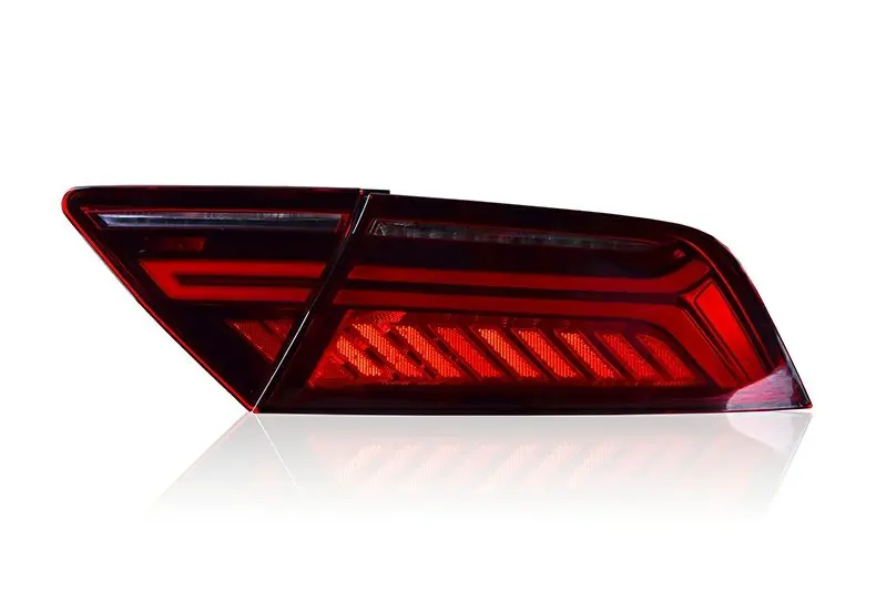 12V Audi A7 Задние фонари модифицированы с светодиодным водяным рулевым задним фонарем A7