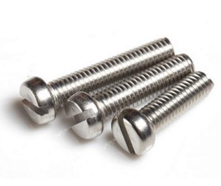 DIN85 Slotted Pan Head Machine Screw / Carbon Steel Pan Head Screw M8x30 Size