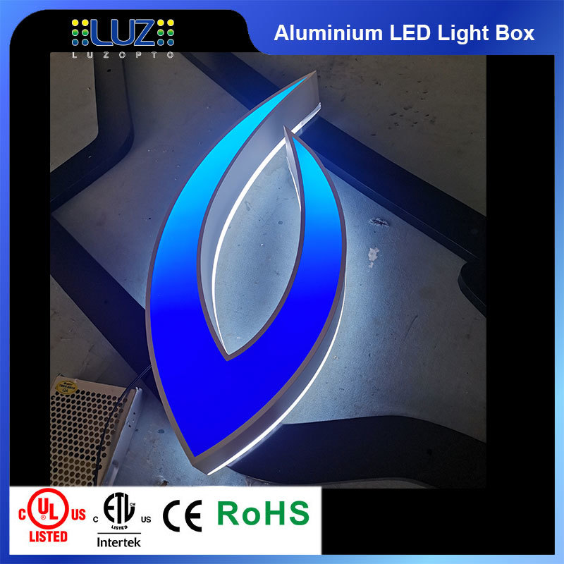 Custom 3D Profile Aluminium Sign Box – Commercial Illuminated Storefront LED Signage