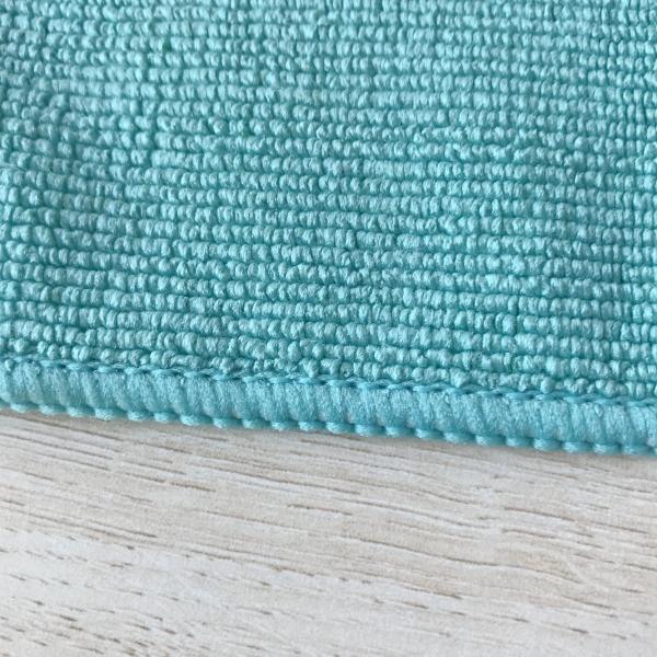 High weight warp knitting easy washing cake towels absorbing water microfiber wipes in kitchen