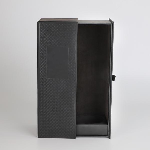 Наградное черное касание и чувствовать влияние с УЛЬТРАФИОЛЕТОВЫМ печатая ящиком сползая коробку одиночного алкоголя вискиа вина Шампань упаковывая