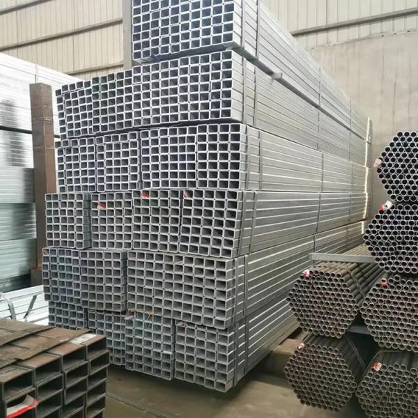 Aluminum Steel Hollow Pipe Hot Dip Gi ERW Steel Box Section