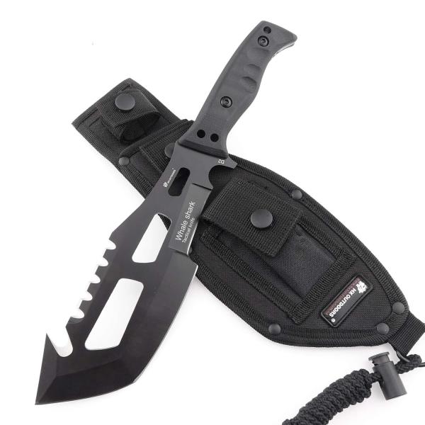 7.8in 56HRC Carbon Steel Machete G10 Hunting