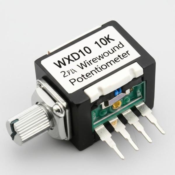 Potentiomètre de plaie de fil de précision 10k Multi-Turn Pot WXD10 2w 10k Ohm 10 tour