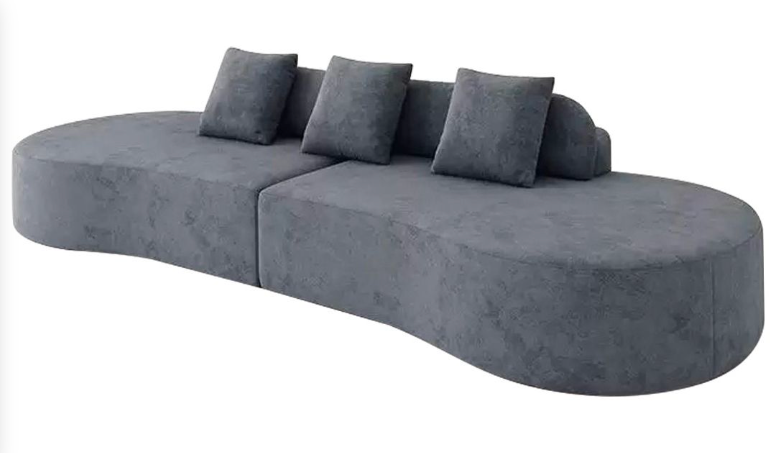 3M Long Comfortable Sectional Sofa 3M Long Multi-Functional Home Hotel Apartment Living Room Sofas Fabric Sponge Filling