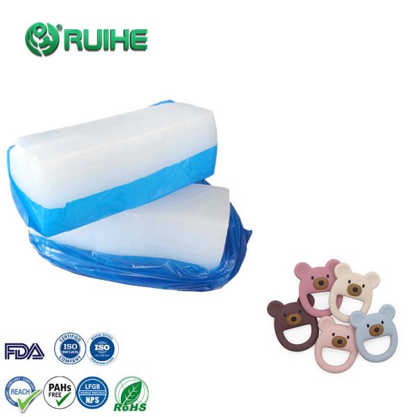 20-80 Шор А Твердость Прозрачная HTV Силиконовая резина для детских игрушек