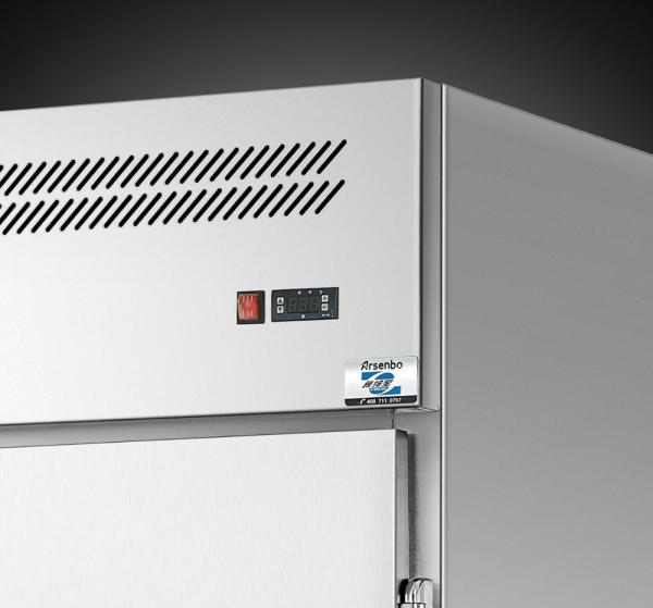 Practical Stainless Steel 500L Fridge Freezer , Soundless Commercial Upright Freezer