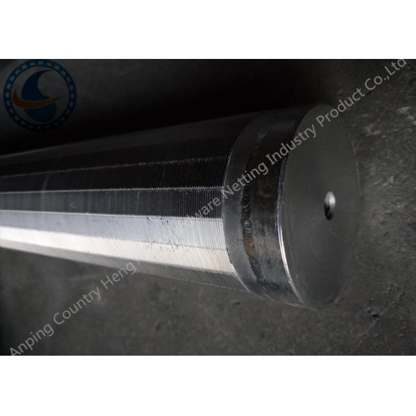 Professional Welded Wedge Wire Screen Pipe With Center Circular Hole