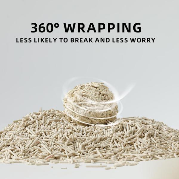 Food Grade Natural Biodegradable Clumping Cat Litter Super Deodorant Cat Litter Pet Shop