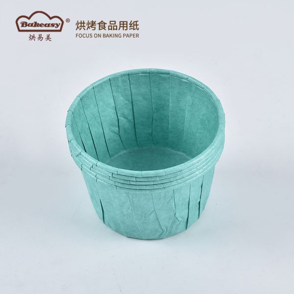 Rolled Rim Muffin Cup for Cupcakes Greaseproof & Disposable Premium Food-Grade Liners