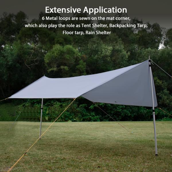 Multipurpose 0.78kg Tent Footprint Groundsheet