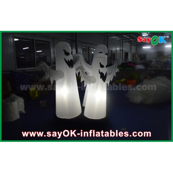 1.5m OXford Cloth Halloween 3 Ghost Inflatable Lighting Decoration Waterproof