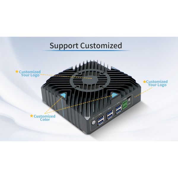 Intel Core i7-10810U 4 Ethernet Ports Firewall Mini PC with 3-Year Warranty