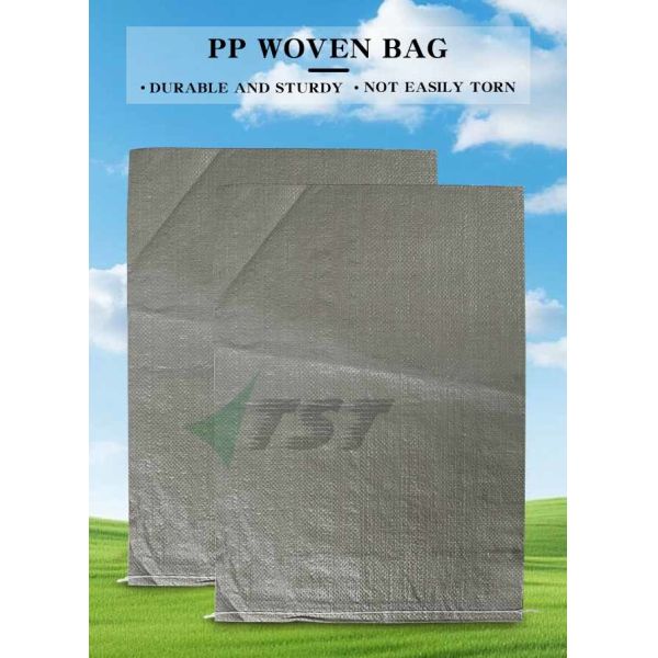 Green Color 25kg 50kg PP Woven Bag For Cement Sand Construction Garbage