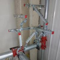Acero inoxidable Polido soporte sísmico para mayor durabilidad y capacidad de carga