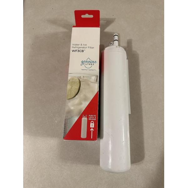 Refrigerator Water Filter WF3CB Replacement White 1 Count for Household Pre-Filtration