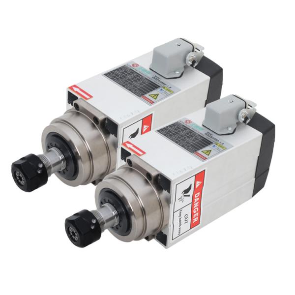 Fabricação de madeira Gravação e moagem 1.5kw Quadrado Motor de fuso arrefecido a ar 18000rpm ER20