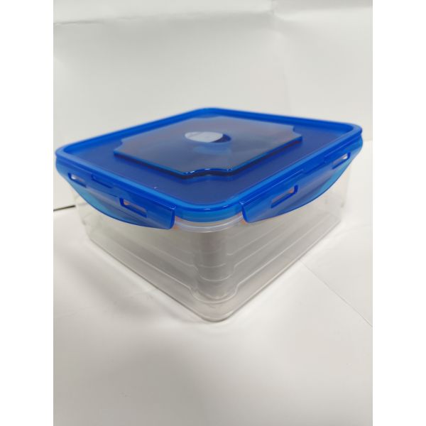 Transparent Lunch Box, Freezer-Safe for Home Refrigerator, Plastic Fresh-Keeping Box, Airtight Sealed, Microwave-Heatable Food Container, Storage & Sealed Fresh-Keeping Box