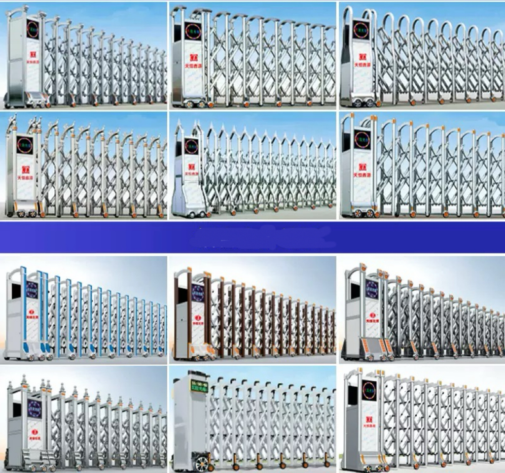 Hot Selling  Touchless Security Garage Aluminum Automatic Sliding Gate Safety Front Gate