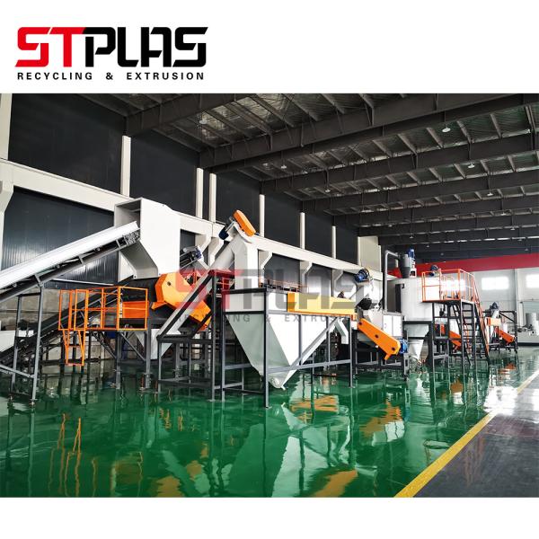 Бутылка любимца чертежа Cad OEM St 500 повторно используя машину к штапельному волокну