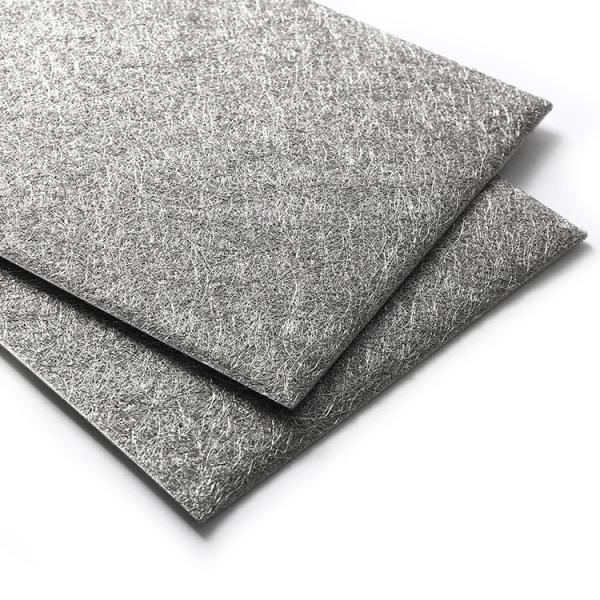 High porosity , dirt holding , 10 30 60 Micron 316L Sintered Metal Fiber Felt For Filtration