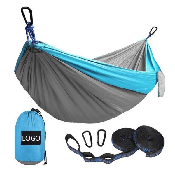 Camping Hammock with Mosquito Net, Hammocks with 13ft Tree Straps Carabiners, Automatic Quick Open Outdoor