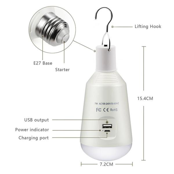 LED Solar Light Solar Lamp Luz Solar Led Para Exterior Sunlight Lampe Solaire Exterieur Portable Camping Tent Night Light