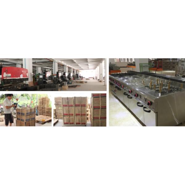 Плита макаронных изделий коммерчески Countertop 6 газовых горелок электрический