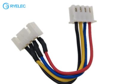 Homem de Jst 4pin ao chicote de fios feito sob encomenda do fio do passo fêmea de XH 2.54mm com cabo de UL1007 24AWG