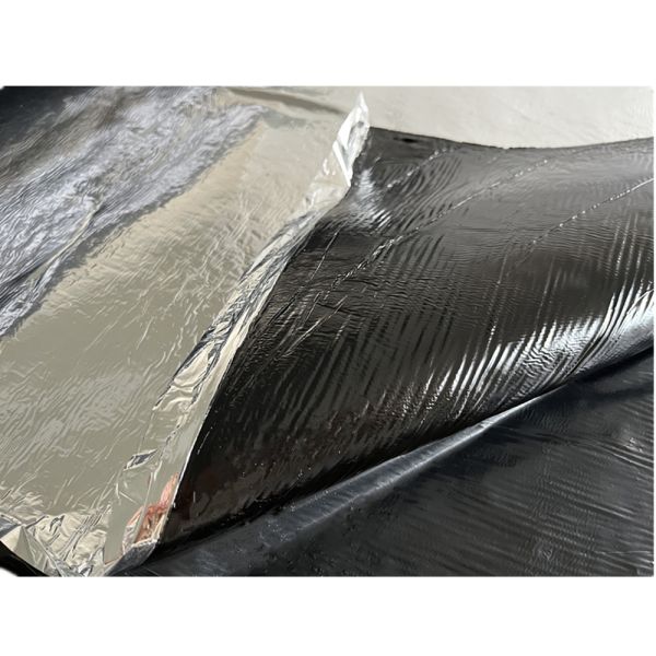 Strong Self-Adhesive Modified Asphalt Waterproofing Rubber Membrane with Aluminum Foil for Roof/Basement/Indoor Waterproofing