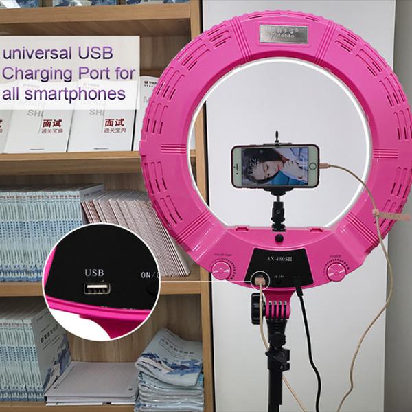 SMD 18 Inch LED Ring Light CRI 95 AX-480SII Photography LED Selfie Ring Light