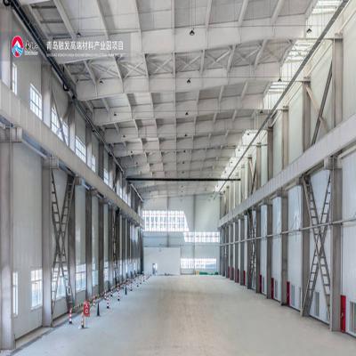 Oficina de pintura de estruturas de aço Secção H Oficina de aço prefabricado