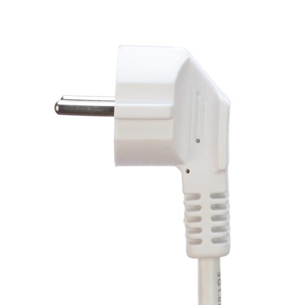 EU Standard 3 Way Extension Power Strip with Switch 3x1.5mm2 Cable 1 Meter Customize Socket Grounding Standard Grounding