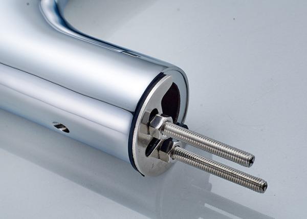 CUPC Single Handle Bathroom Basin Faucets Surface Chromed ROVATE CE Compliant