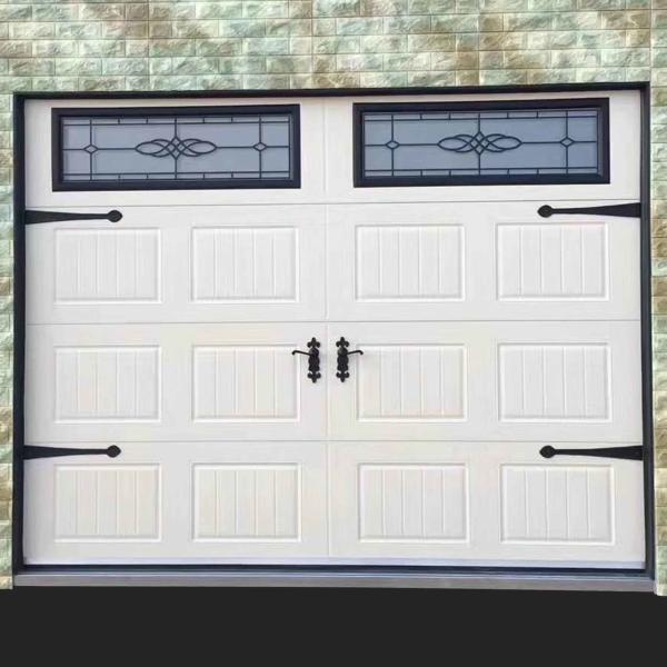 Portas de garagem elétricas de controlo remoto Portas de garagem seccionais de alumínio