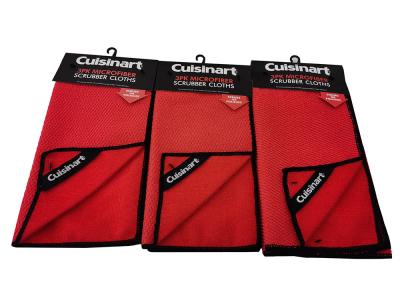 Esfregue potenciômetros da cozinha de pano tornam côncavo o pano de limpeza limpo de Microfiber do purificador dos PP