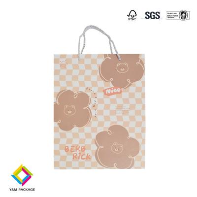Gráficos Criativos de Frutas de Morango Carrinhosos Presente Kraft Bolsa de Papel Bolsa de Papel Festa de Aniversário Bolsas de Papel