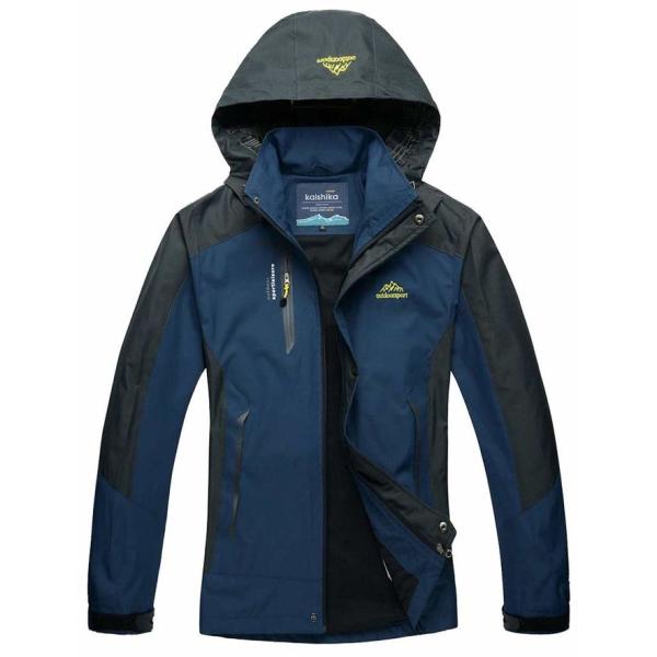 100% Polyester Womens Custom Outdoor Clothing , Breathable Rain Jacket Lightweight Windproof