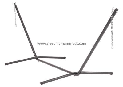 Single Seat Rust Proof Collapsible Steel Hammock Stand , Portable Removable Hammock Poles