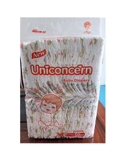 African Market Best Selling Johnson Smell Uniconcern Baby Diapers / Nappies Swaddle Diapers Baby Cotton Diaper With Fast Delivery